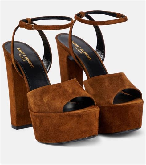 sandali yves saint laurent 2020|Saint Laurent Yves Women's Jodie Platform Sandals.